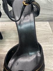 GUCCI SUEDE KNOT BLACK/GOLD SIZE 11